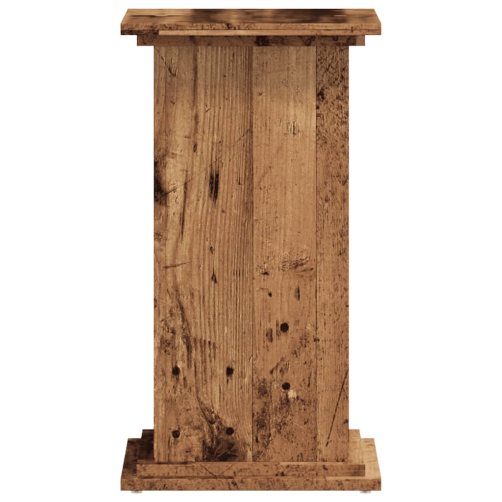 Supporto per Piante Legno Vecchio 33x33x60 cm Legno Multistrato | homemem39