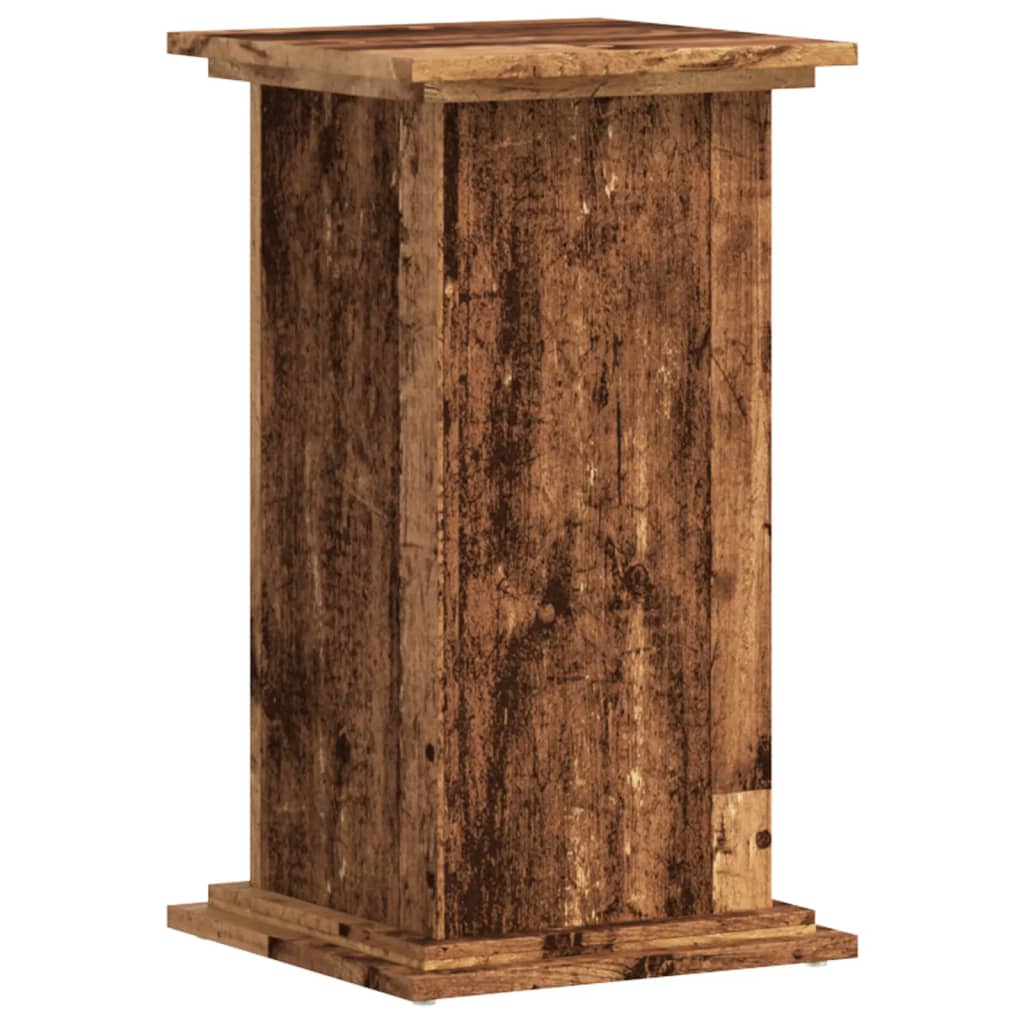 Supporto per Piante Legno Vecchio 33x33x60 cm Legno Multistrato | homemem39