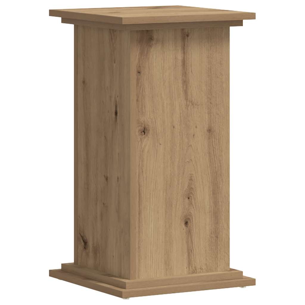 Supporto per Piante Rovere Artigianale 33x33x60 cm Truciolato | homemem39