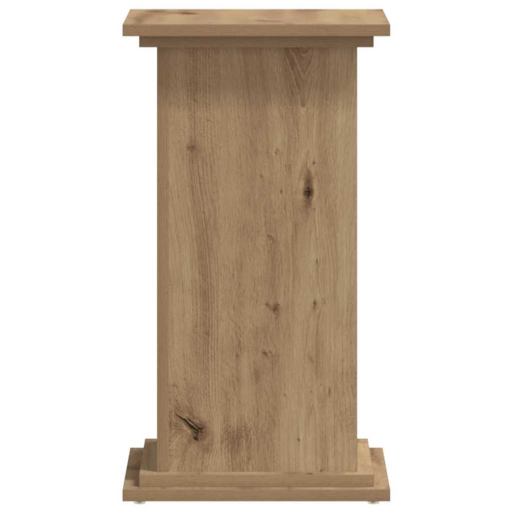 Supporto per Piante Rovere Artigianale 33x33x60 cm Truciolato | homemem39