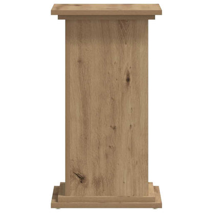 Supporto per Piante Rovere Artigianale 33x33x60 cm Truciolato | homemem39