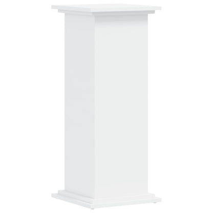 Supporto per Piante Bianco 33x33x80 cm in Legno Multistrato | homemem39