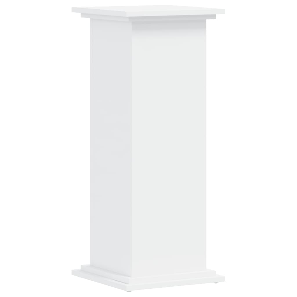 Supporto per Piante Bianco 33x33x80 cm in Legno Multistrato - homemem39