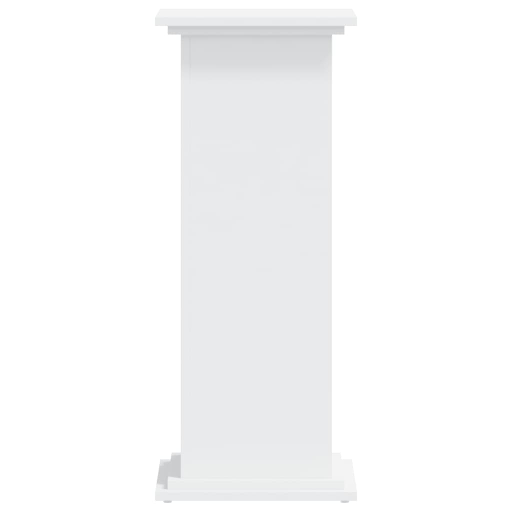 Supporto per Piante Bianco 33x33x80 cm in Legno Multistrato - homemem39