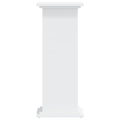 Supporto per Piante Bianco 33x33x80 cm in Legno Multistrato - homemem39
