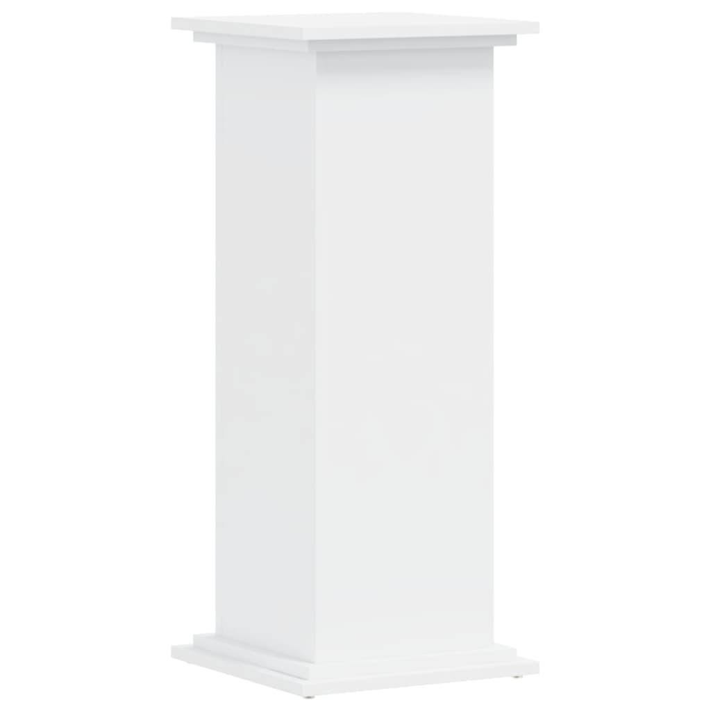 Supporto per Piante Bianco 33x33x80 cm in Legno Multistrato - homemem39
