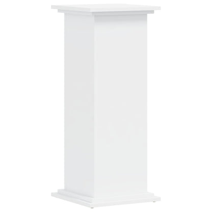 Supporto per Piante Bianco 33x33x80 cm in Legno Multistrato - homemem39