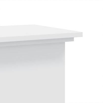 Supporto per Piante Bianco 33x33x80 cm in Legno Multistrato - homemem39