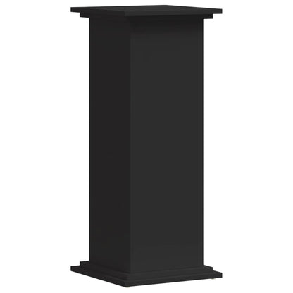 Supporto per Piante Nero 33x33x80 cm in Truciolato - homemem39