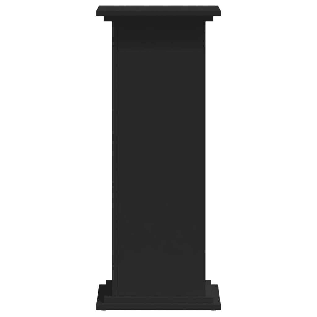 Supporto per Piante Nero 33x33x80 cm in Truciolato - homemem39