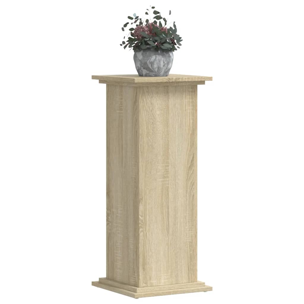 Supporto per Piante Rovere Sonoma 33x33x80 cm Legno Multistrato | homemem39