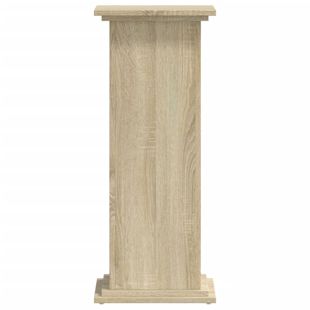 Supporto per Piante Rovere Sonoma 33x33x80 cm Legno Multistrato | homemem39