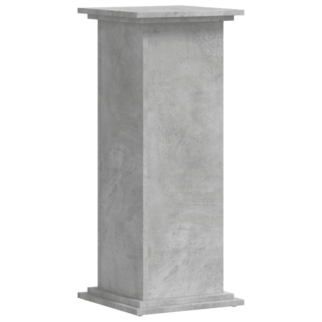 Supporto per Piante Grigio 33x33x80 cm in Legno Multistrato - homemem39