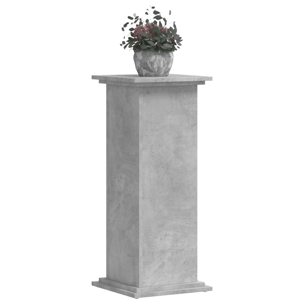 Supporto per Piante Grigio 33x33x80 cm in Legno Multistrato | homemem39