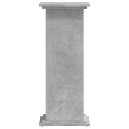Supporto per Piante Grigio 33x33x80 cm in Legno Multistrato | homemem39