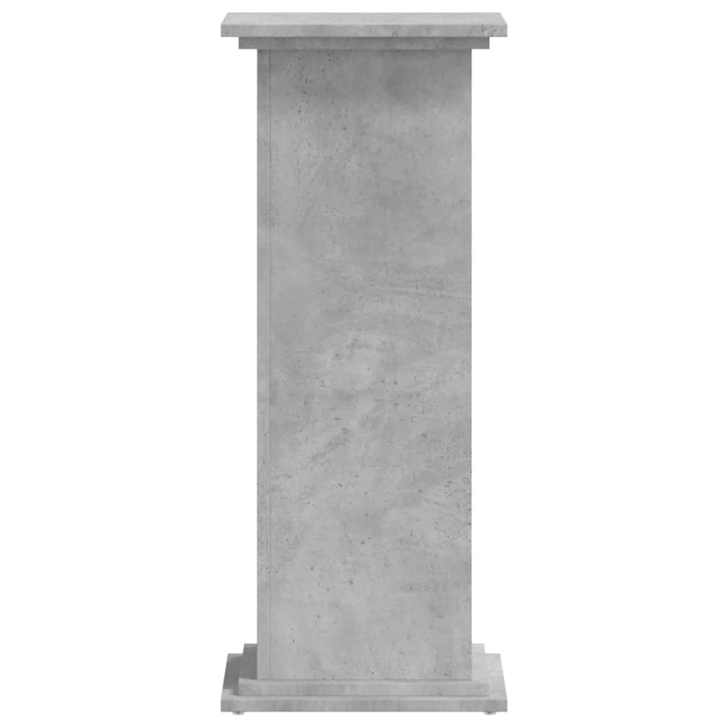 Supporto per Piante Grigio 33x33x80 cm in Legno Multistrato | homemem39