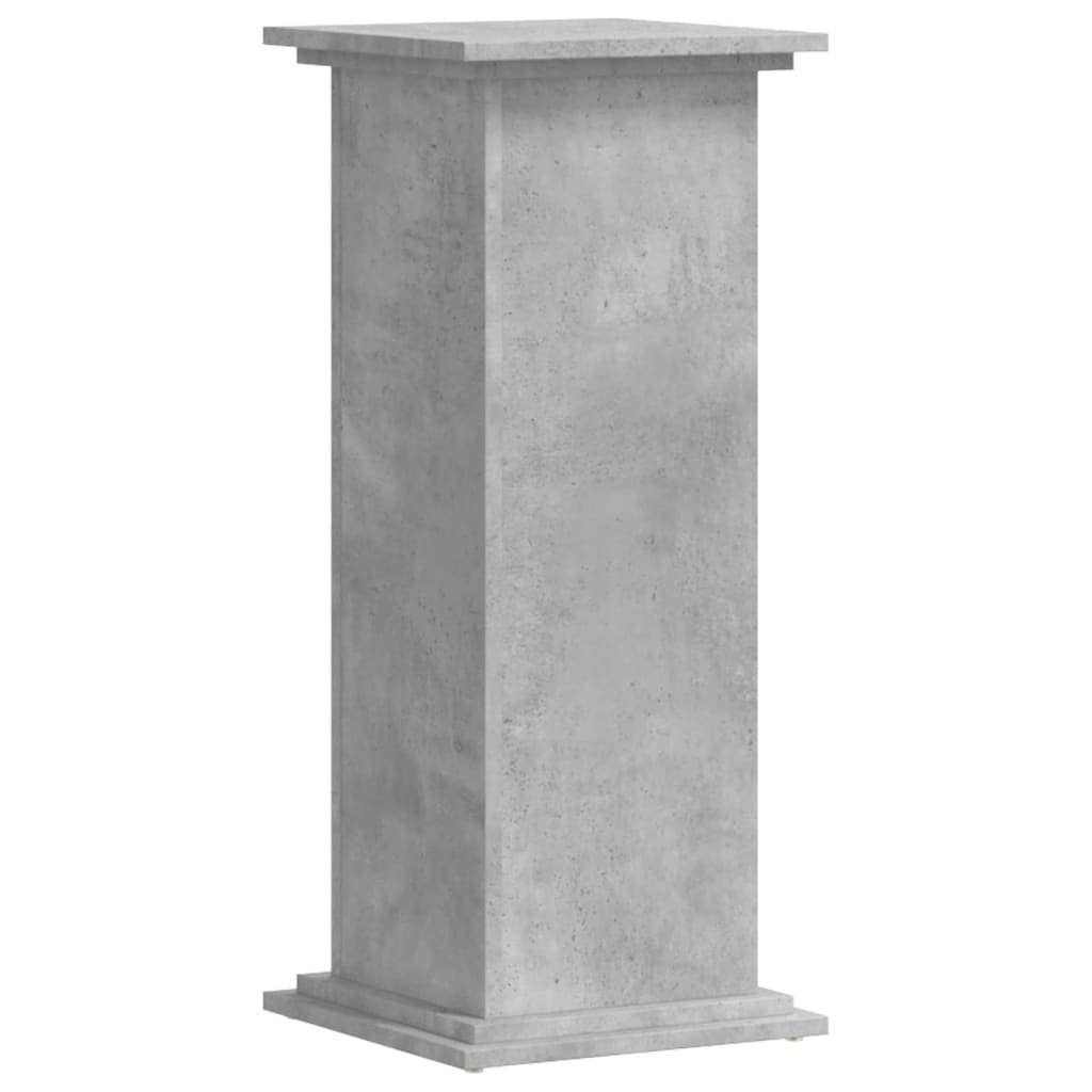 Supporto per Piante Grigio 33x33x80 cm in Legno Multistrato - homemem39