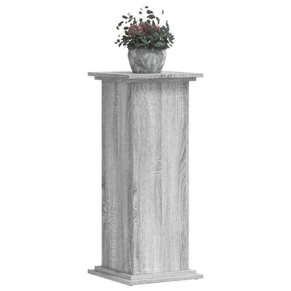 Supporto per Piante Grigio Sonoma 33x33x80 cm Legno Multistrato | homemem39
