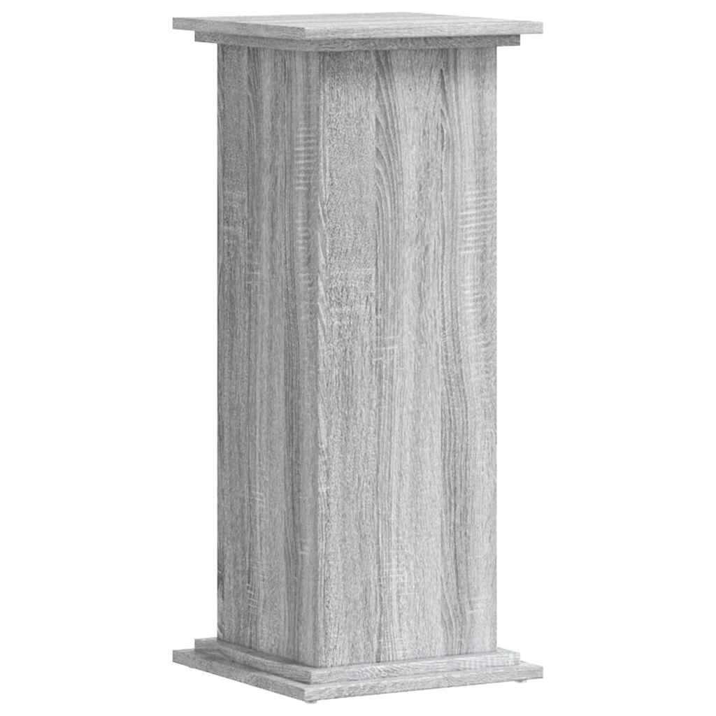 Supporto per Piante Grigio Sonoma 33x33x80 cm Legno Multistrato | homemem39