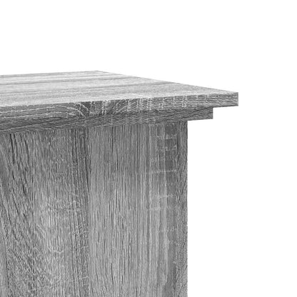 Supporto per Piante Grigio Sonoma 33x33x80 cm Legno Multistrato | homemem39