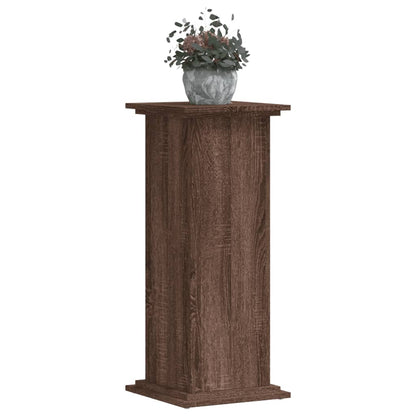 Supporto per Piante Rovere Marrone 33x33x80cm Legno Multistrato | homemem39
