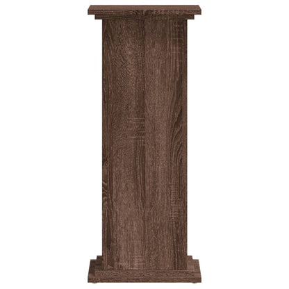 Supporto per Piante Rovere Marrone 33x33x80cm Legno Multistrato | homemem39