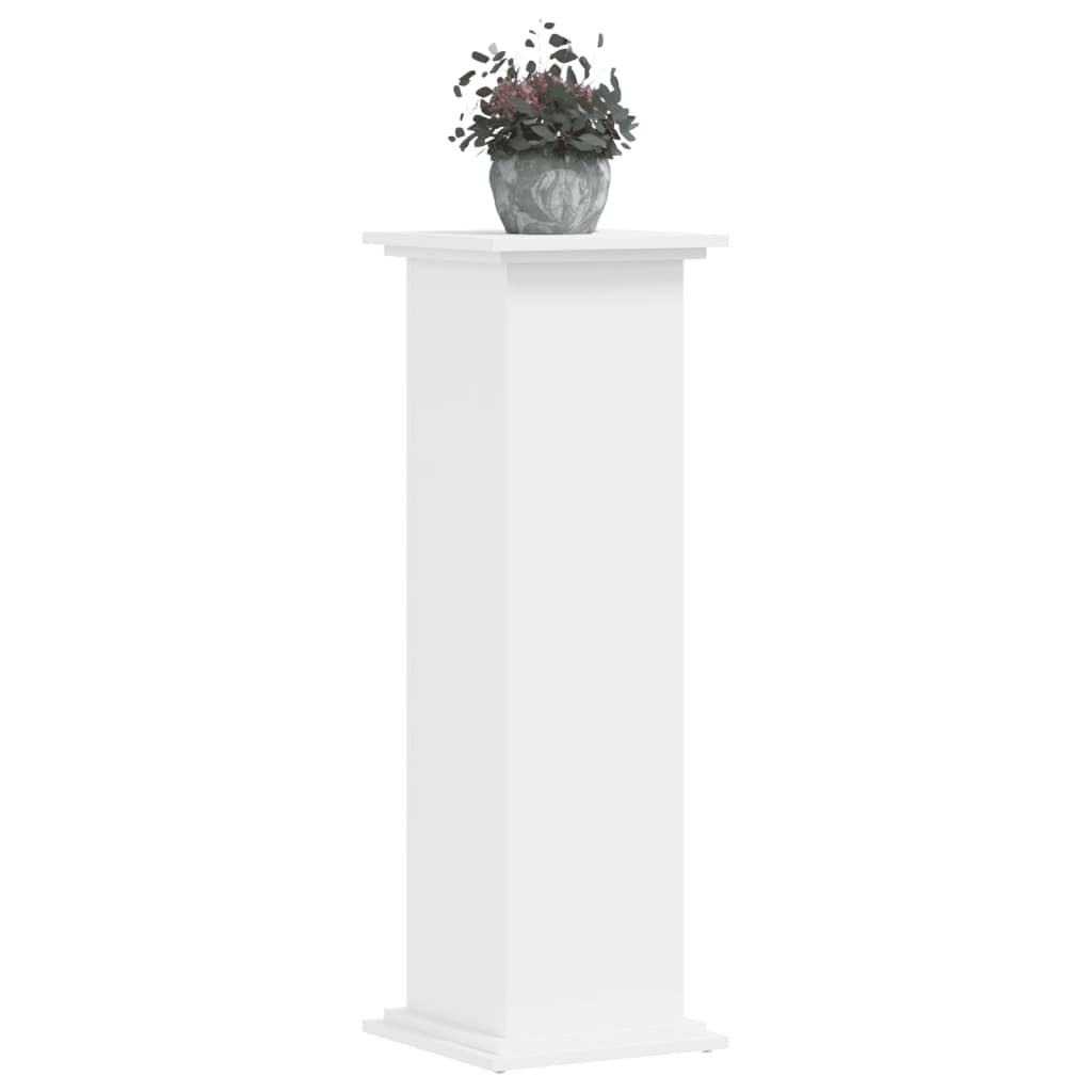 Supporto per Piante Bianco 33x33x100 cm in Truciolato - homemem39