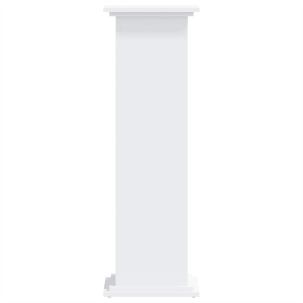 Supporto per Piante Bianco 33x33x100 cm in Truciolato | homemem39