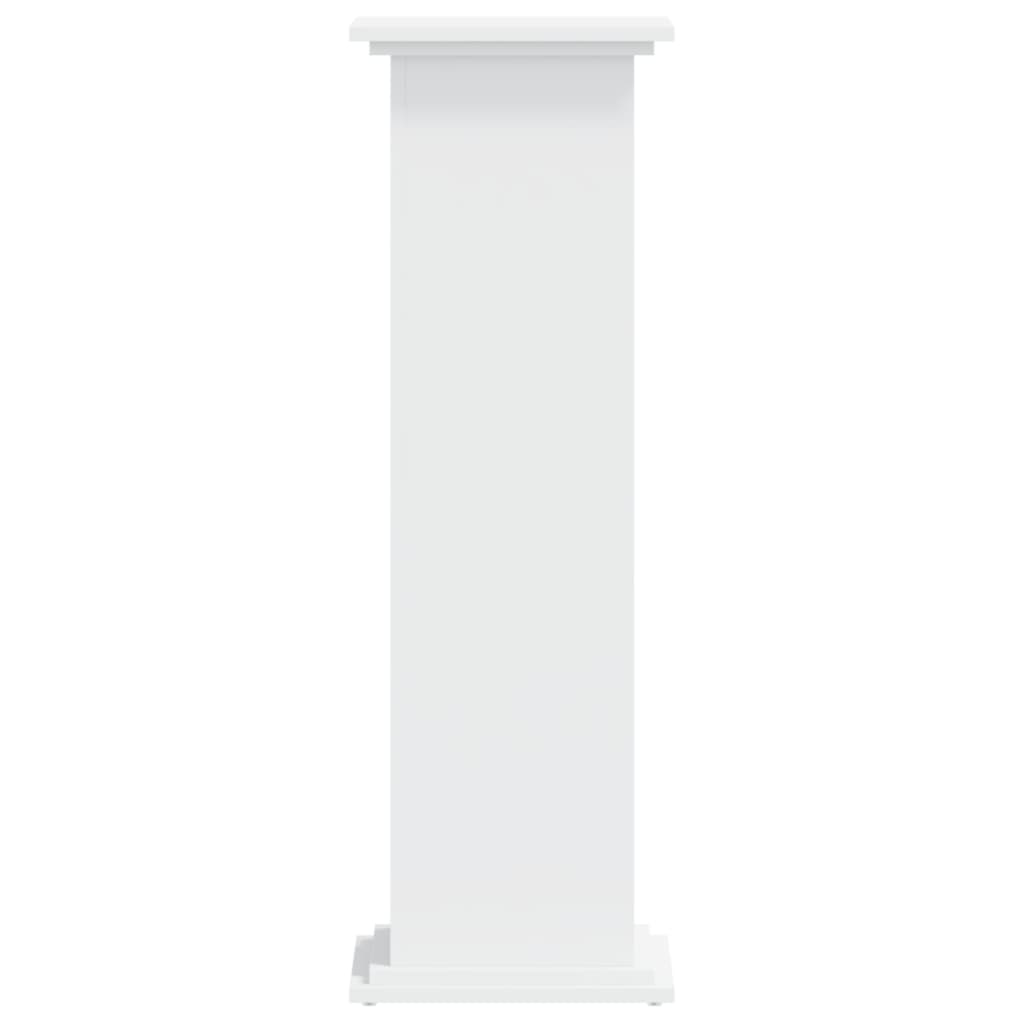Supporto per Piante Bianco 33x33x100 cm in Truciolato - homemem39