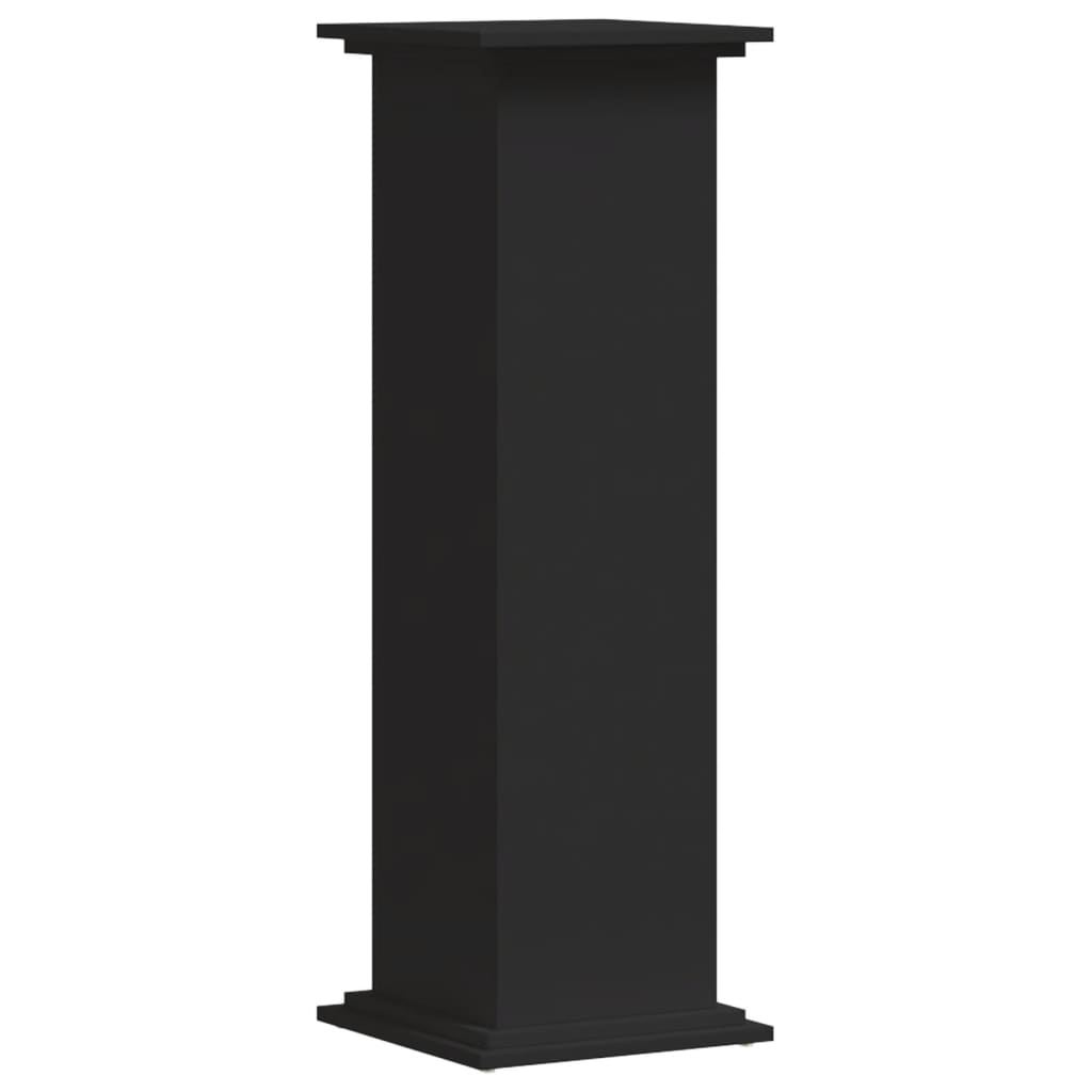 Supporto per Piante Nero 33x33x100 cm in Truciolare - homemem39