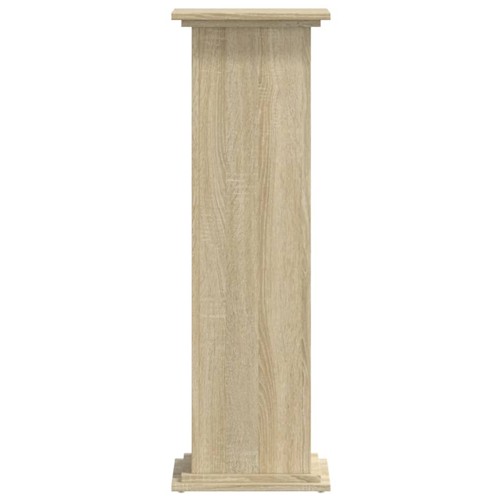 Supporto per Piante Rovere Sonoma 33x33x100cm Legno Multistrato | homemem39