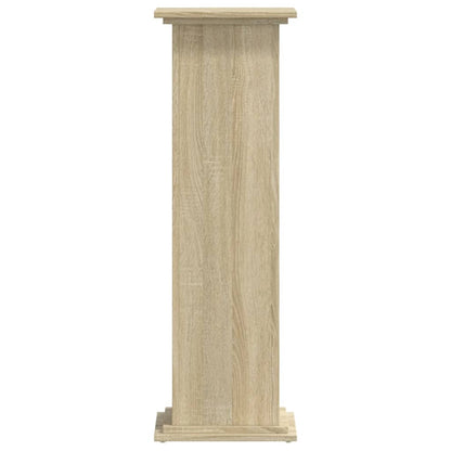 Supporto per Piante Rovere Sonoma 33x33x100cm Legno Multistrato | homemem39