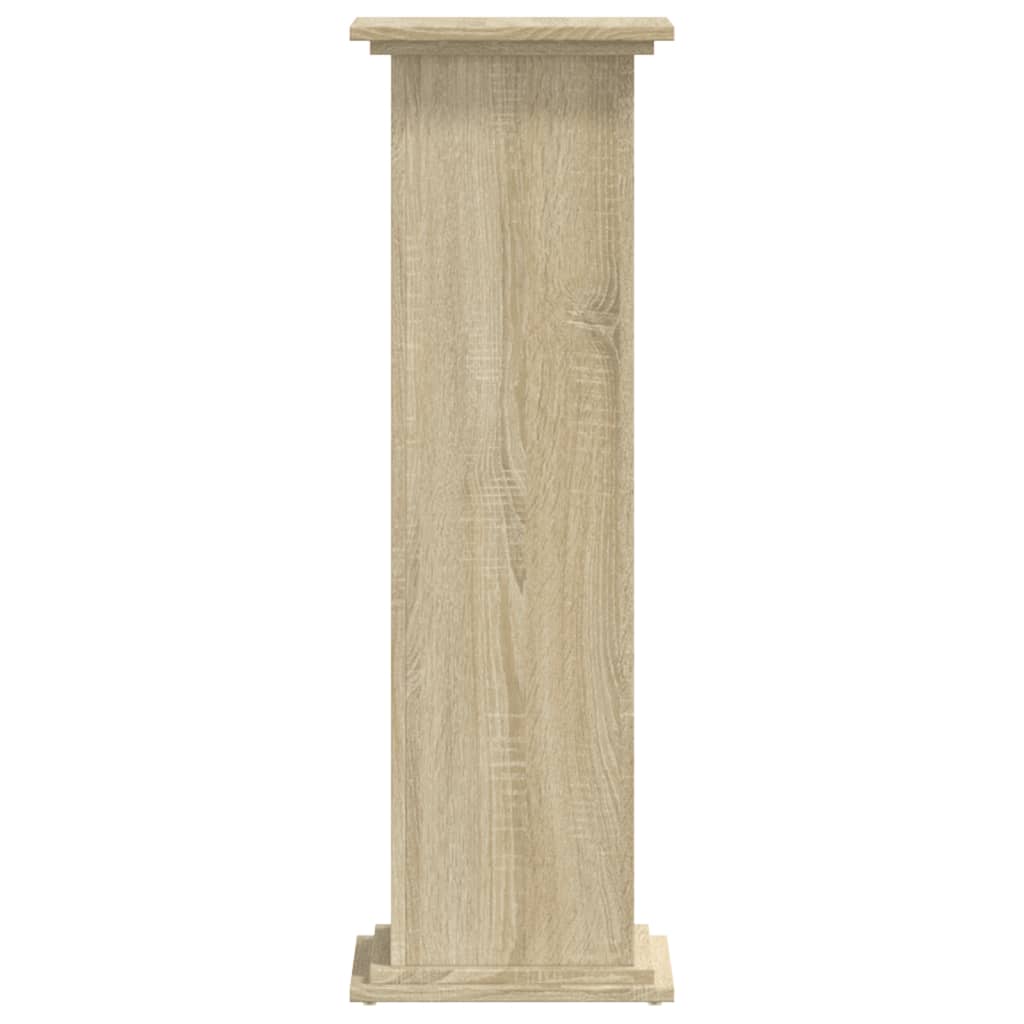 Supporto per Piante Rovere Sonoma 33x33x100cm Legno Multistrato - homemem39
