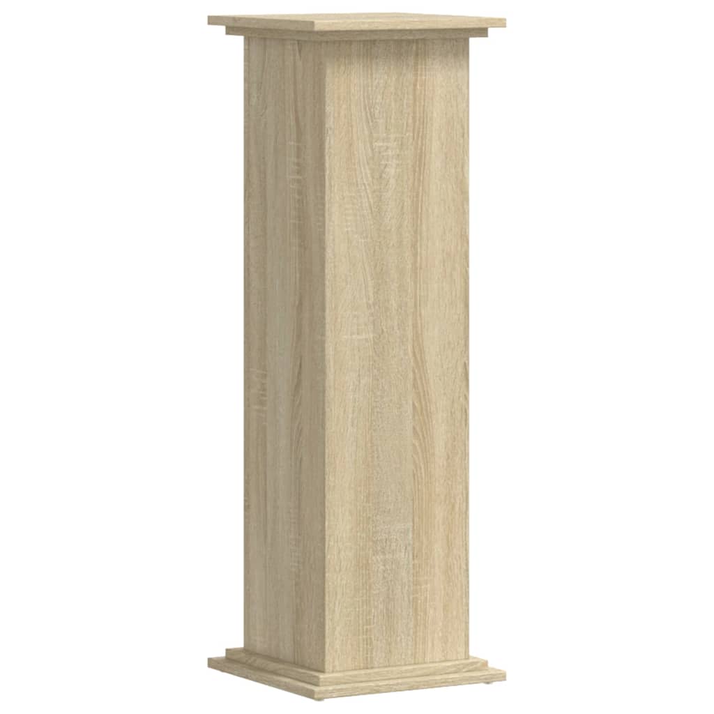 Supporto per Piante Rovere Sonoma 33x33x100cm Legno Multistrato | homemem39