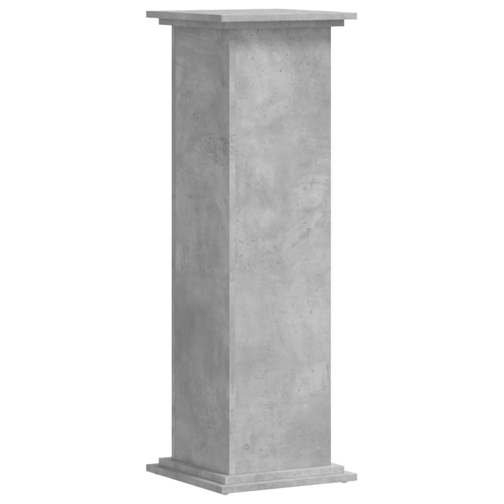 Supporto per Piante Grigio 33x33x100 cm in Truciolato | homemem39