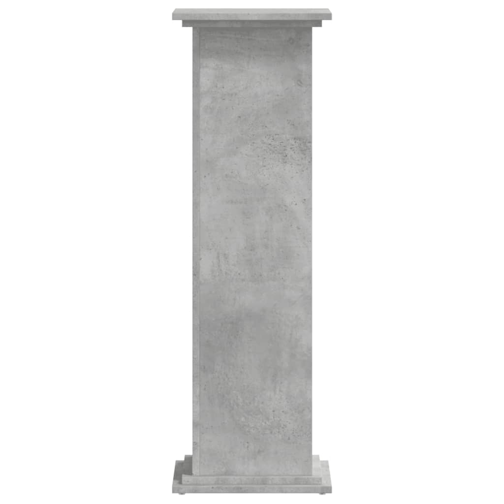 Supporto per Piante Grigio 33x33x100 cm in Truciolato | homemem39