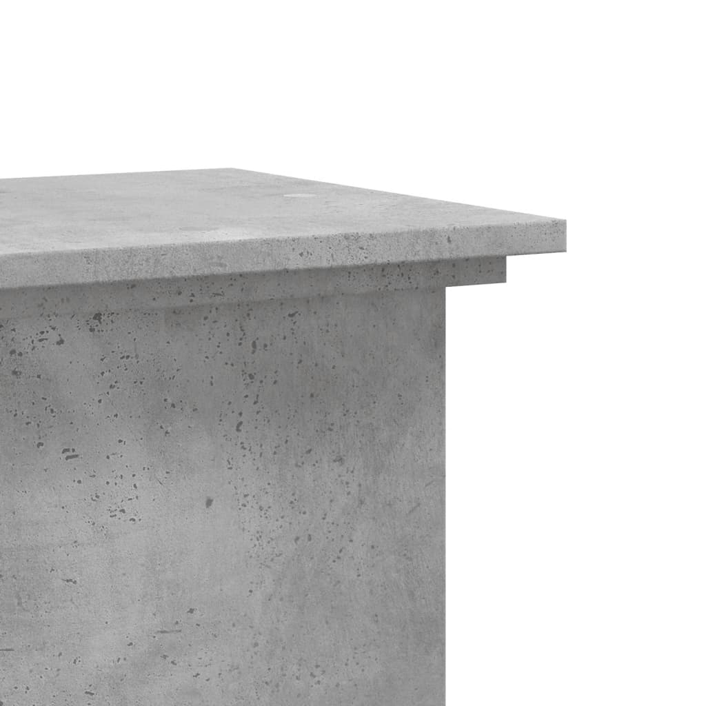 Supporto per Piante Grigio 33x33x100 cm in Truciolato - homemem39