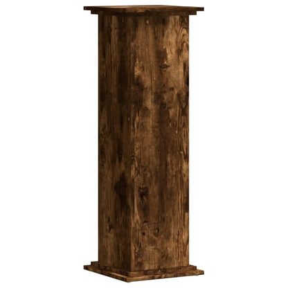 Supporto per Piante Rovere Fumo 33x33x100 cm in Truciolato | homemem39