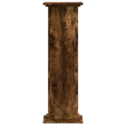 Supporto per Piante Rovere Fumo 33x33x100 cm in Truciolato | homemem39