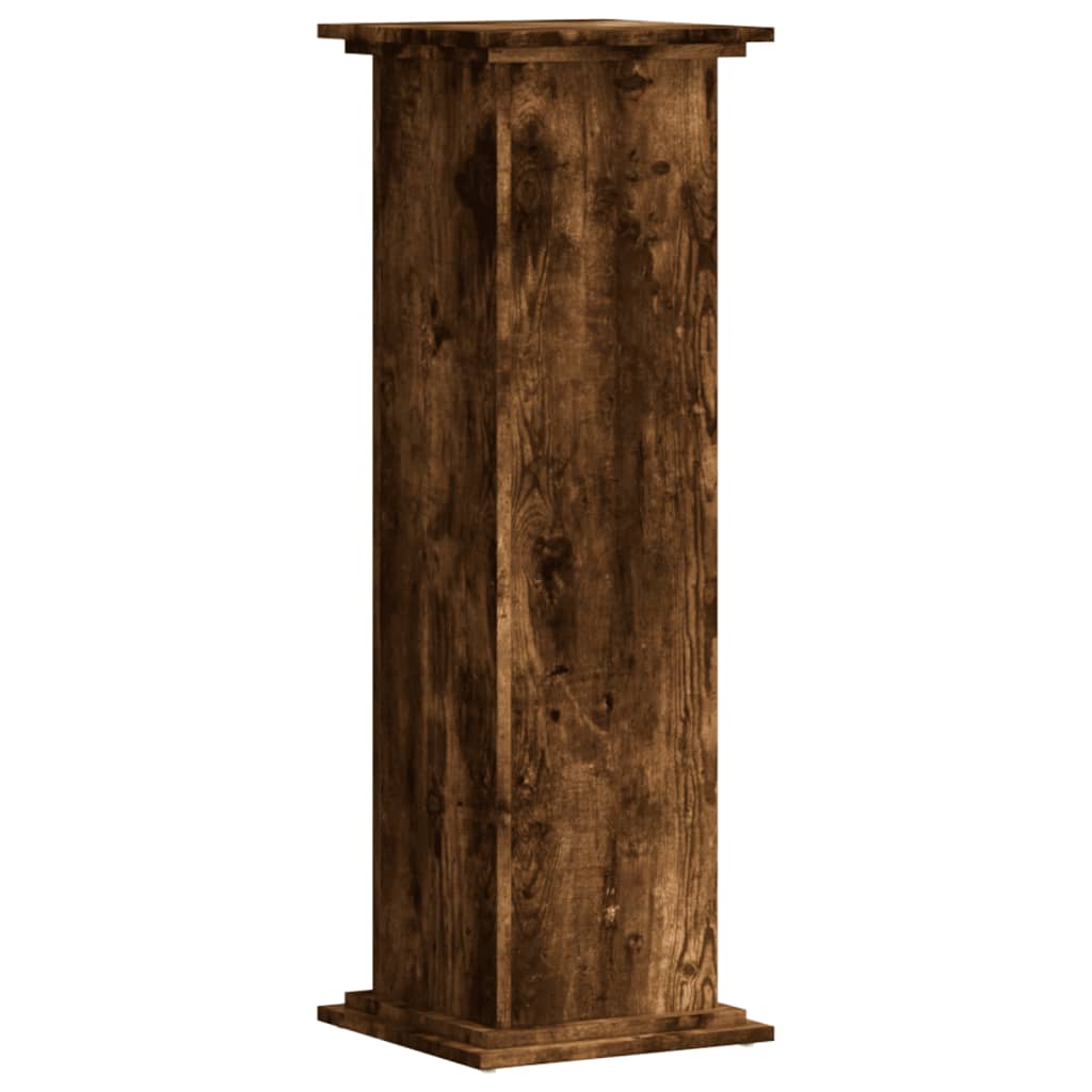 Supporto per Piante Rovere Fumo 33x33x100 cm in Truciolato | homemem39