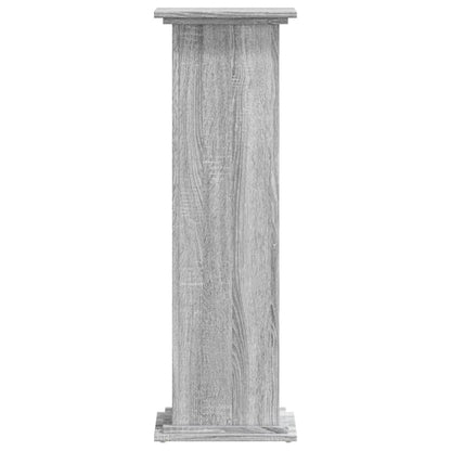 Supporto per Piante Grigio Sonoma 33x33x100 cm in Truciolato | homemem39