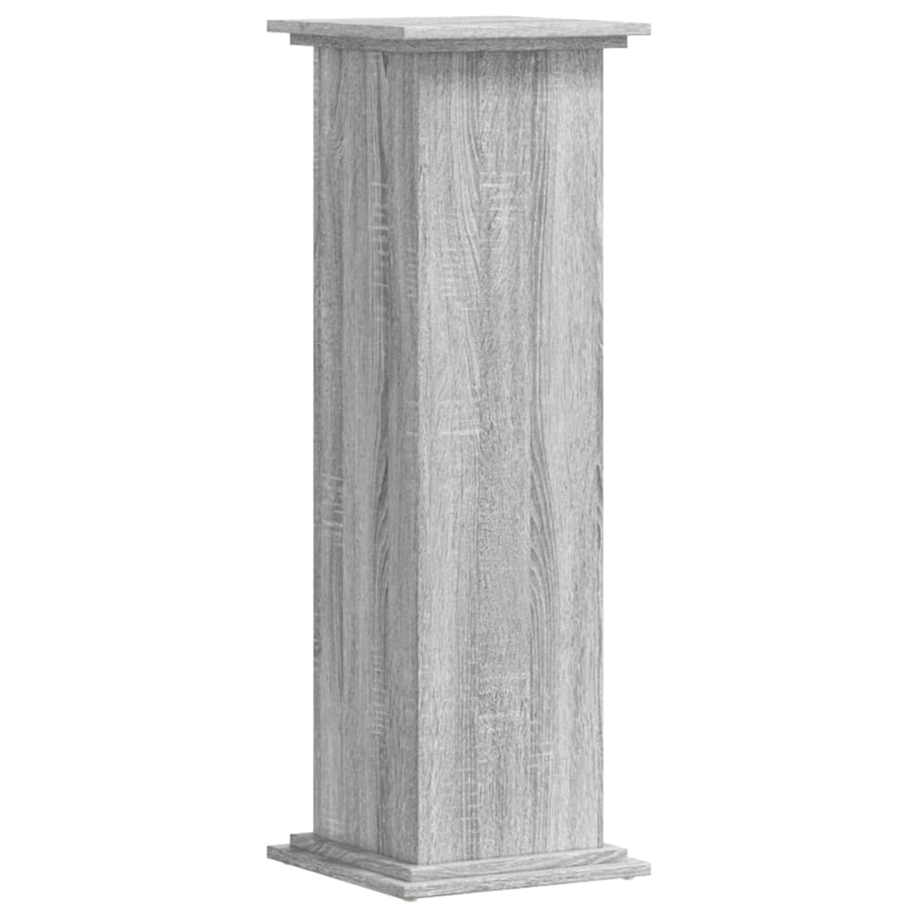 Supporto per Piante Grigio Sonoma 33x33x100 cm in Truciolato | homemem39
