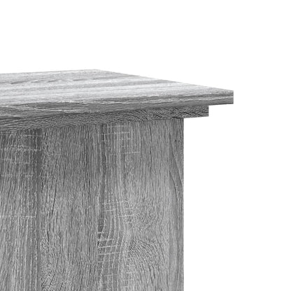 Supporto per Piante Grigio Sonoma 33x33x100 cm in Truciolato | homemem39
