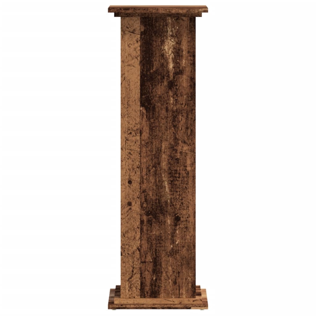 Supporto per Piante Legno Vecchio 33x33x100 cm in Truciolato | homemem39