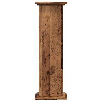 Supporto per Piante Legno Vecchio 33x33x100 cm in Truciolato | homemem39