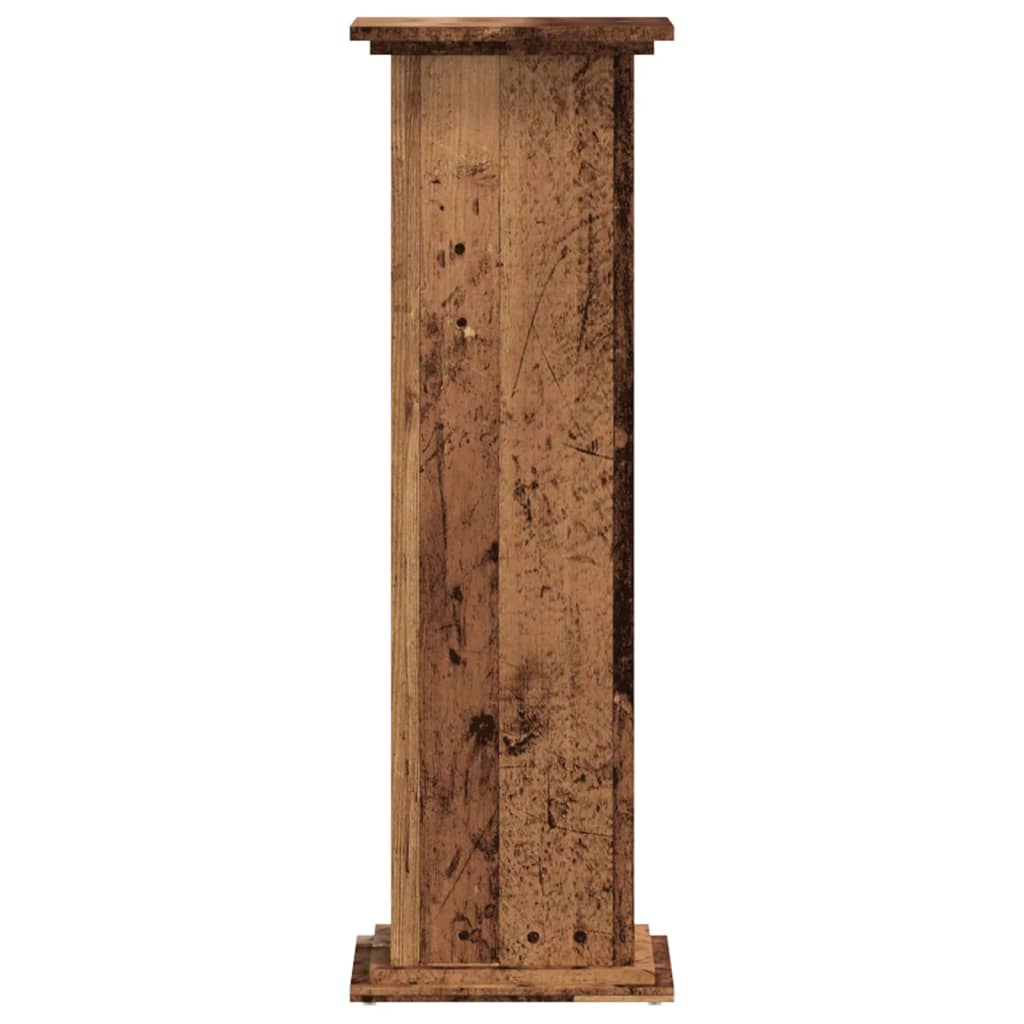 Supporto per Piante Legno Vecchio 33x33x100 cm in Truciolato - homemem39