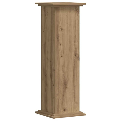 Supporto per Piante Rovere Artigianale 33x33x100 cm Truciolato