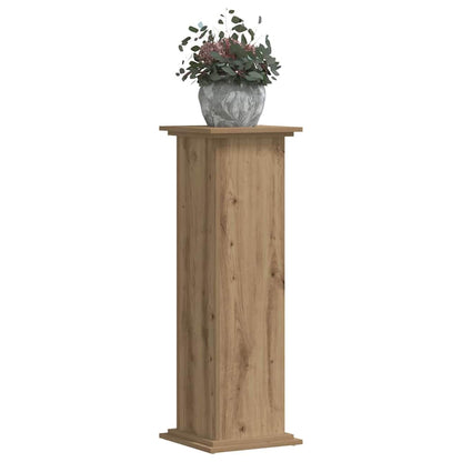 Supporto per Piante Rovere Artigianale 33x33x100 cm Truciolato | homemem39