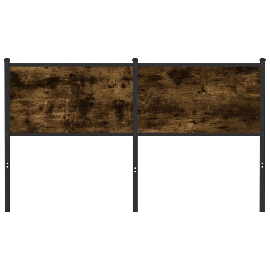 Testiera di Ricambio Rovere Fumo 140 cm Legno Multistrato