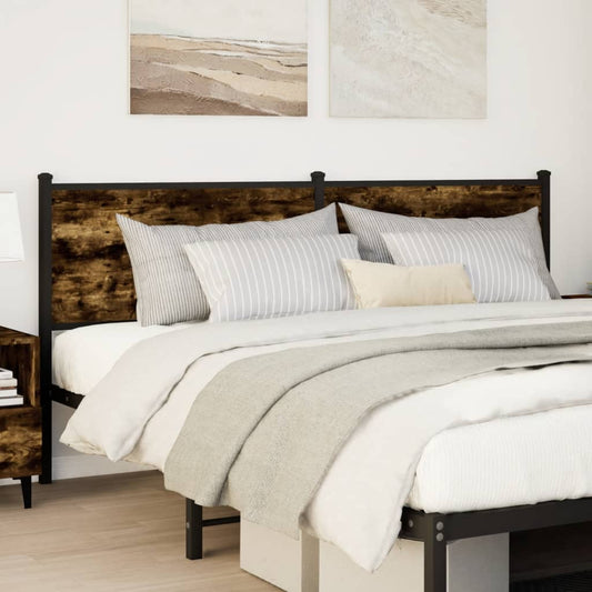 Testiera di Ricambio Rovere Fumo 180 cm Legno Multistrato